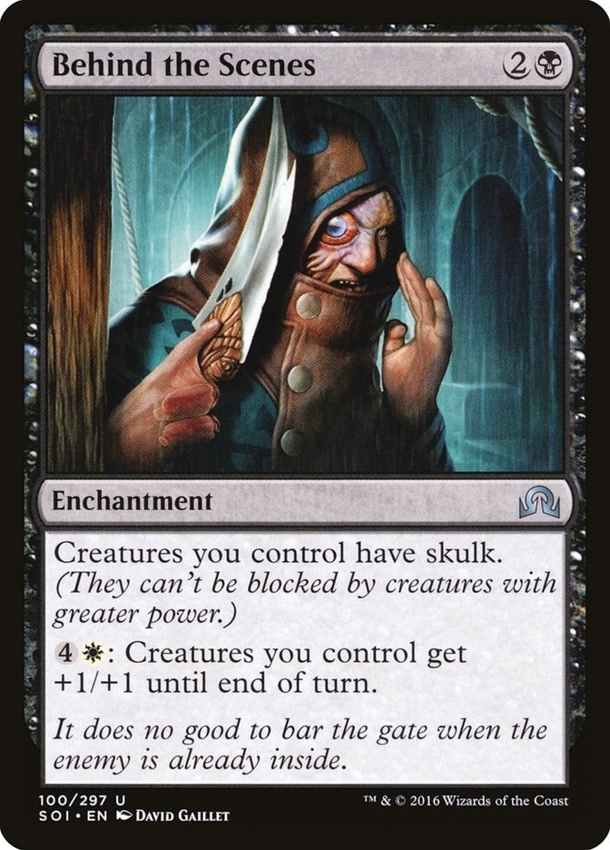 Behind the Scenes (100) [SOI] - MTG Single