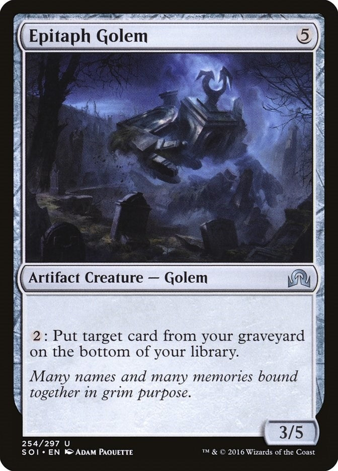 Epitaph Golem (254) [SOI] - MTG Single
