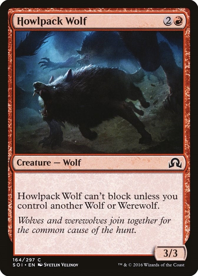 Howlpack Wolf (164) [SOI] - MTG Single