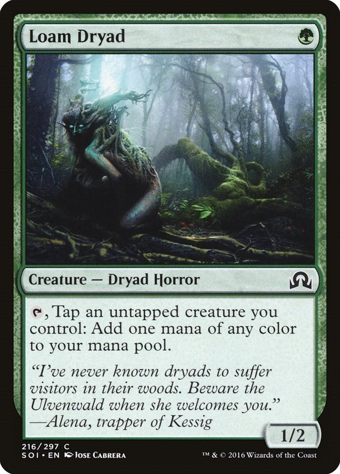 Loam Dryad (216) [SOI] - MTG Single
