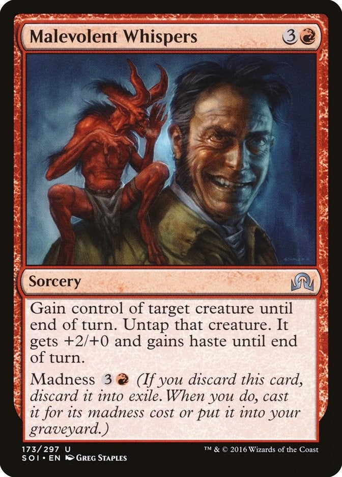 Malevolent Whispers (173) [SOI] - MTG Single
