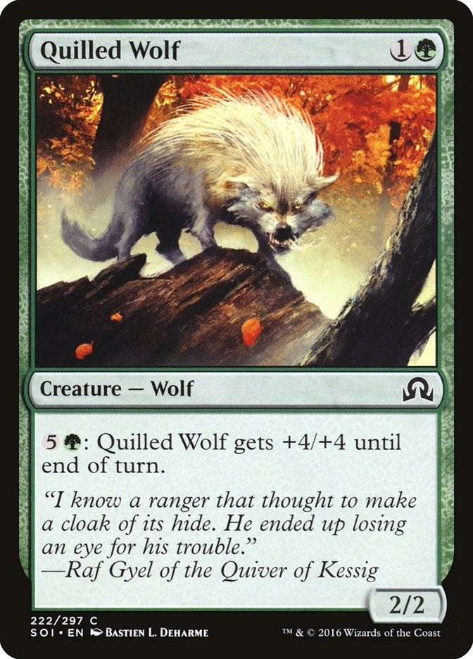 Quilled Wolf (222) [SOI] - MTG Single