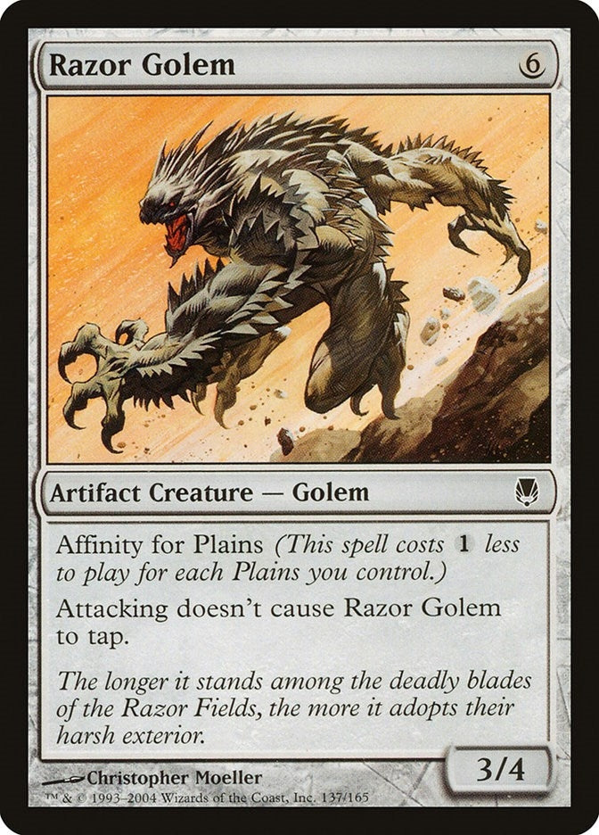 Razor Golem (137) [DST] - MTG Single