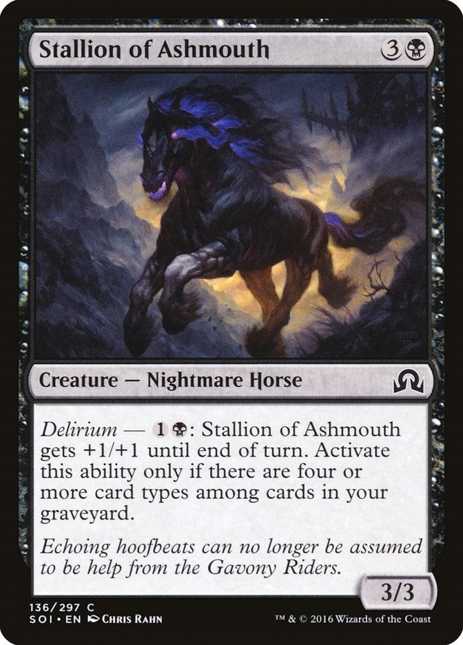 Stallion of Ashmouth (136) [SOI] - MTG Single