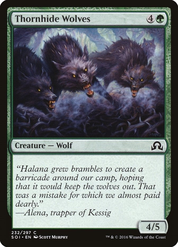 Thornhide Wolves (232) [SOI] - MTG Single