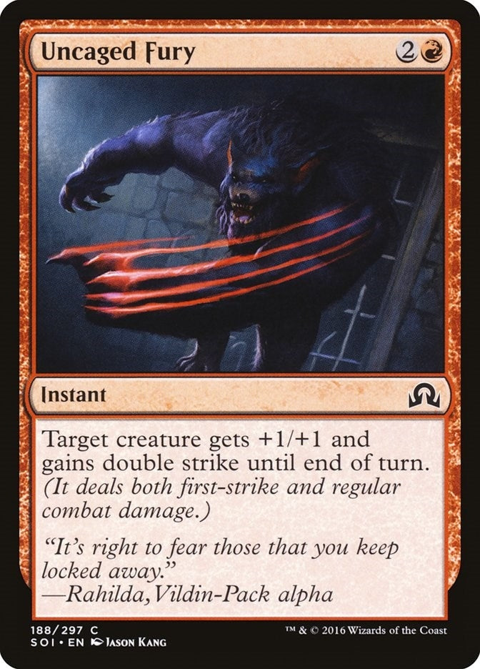 Uncaged Fury (188) [SOI] - MTG Single