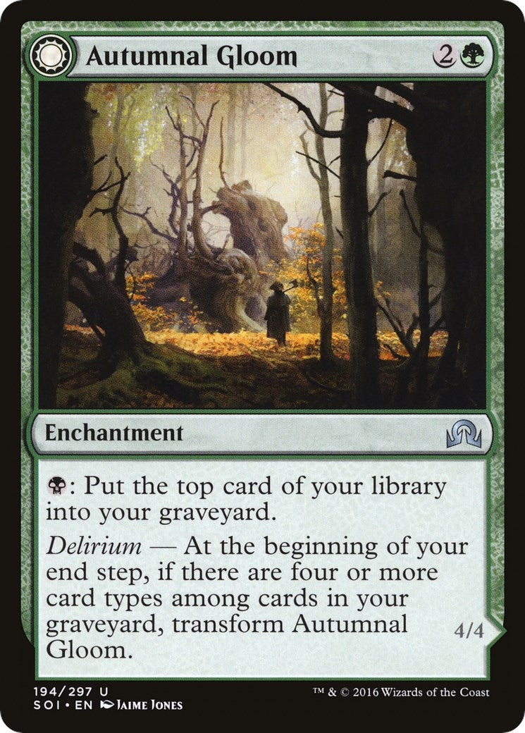 Image for Autumnal Gloom (194) (Shadows over Innistrad) - Magic: The Gathering