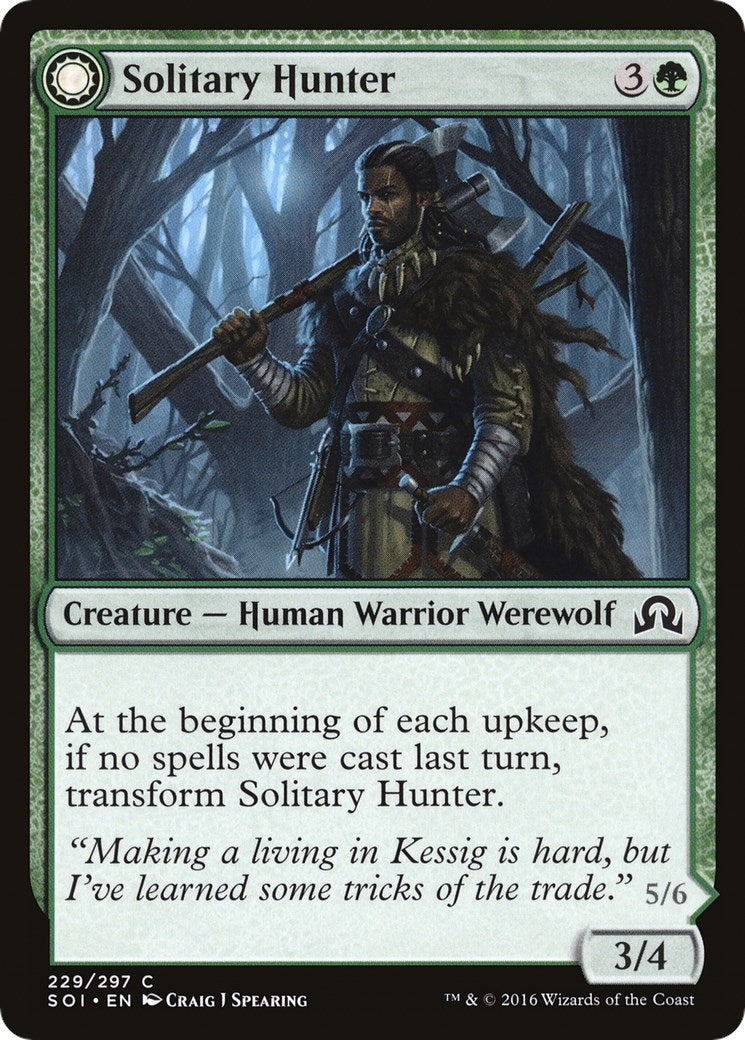 Solitary Hunter (229) [SOI] - MTG Single