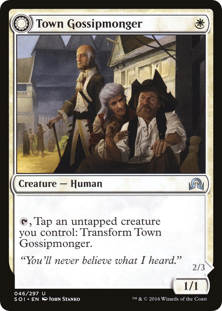 Town Gossipmonger (46) [SOI] - MTG Single