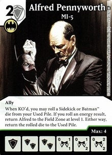 Alfred Pennyworth - MI-5 (75) [WF] - Dice Masters Single