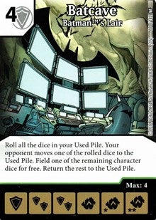 Batcave - Batman’s Lair (77) [WF] - Dice Masters Single