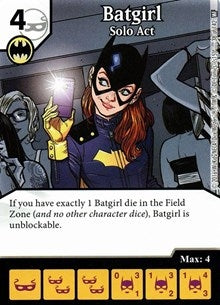 Batgirl - Solo Act (38) [WF] - Dice Masters Single