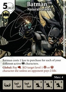Batman - Natural Leader (1) [WF] - Dice Masters Single