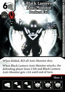Black Lantern Anti-Monitor - Darkest Evil (139) [WF] - Dice Masters Single