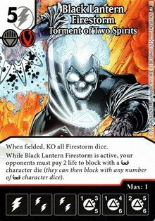 Black Lantern Firestorm - Torment of Two Spirits (140) [WF] - Dice Masters Single
