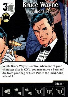 Bruce Wayne - Billionaire (42) [WF] - Dice Masters Single
