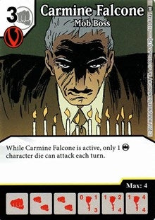 Carmine Falcone - Mob Boss (112) [WF] - Dice Masters Single