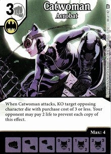 Catwoman - Acrobat (44) [WF] - Dice Masters Single