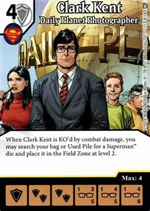 Clark Kent - Daily Planet Photographer (113) [WF] - Dice Masters Single