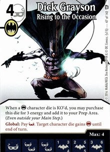 Dick Grayson - Rising to the Occasion (47) [WF] - Dice Masters Single