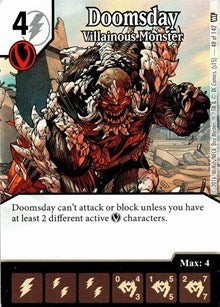 Doomsday - Villainous Monster (48) [WF] - Dice Masters Single