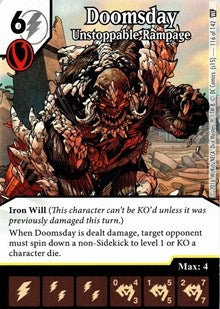 Doomsday - Unstoppable Rampage (116) [WF] - Dice Masters Single