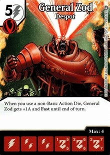 General Zod - Despot (49) [WF] - Dice Masters Single