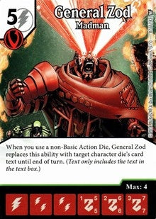 General Zod - Madman (87) [WF] - Dice Masters Single