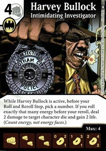 Harvey Bullock - Intimidating Investigator (51) [WF] - Dice Masters Single
