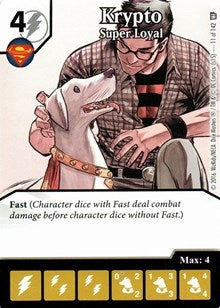 Krypto - Super Loyal (11) [WF] - Dice Masters Single