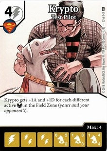 Krypto - Test Pilot (12) [WF] - Dice Masters Single