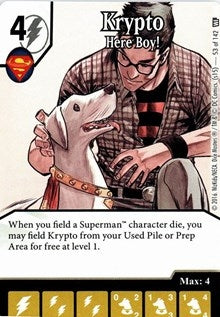 Krypto - Here Boy! (53) [WF] - Dice Masters Single