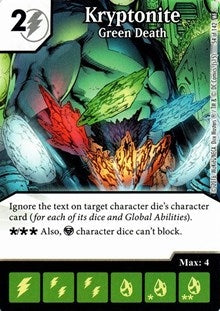 Kryptonite - Green Death (54) [WF] - Dice Masters Single