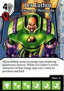 Lex Luthor - Citizen of Metropolis (55) [WF] - Dice Masters Single