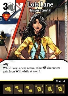 Lois Lane - Inspirational (121) [WF] - Dice Masters Single