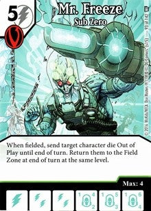 Mr. Freeze - Sub Zero (93) [WF] - Dice Masters Single