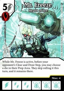 Mr. Freeze - Heart of Ice (122) [WF] - Dice Masters Single