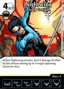 Nightwing - Flying Grayson (124) [WF] - Dice Masters Single