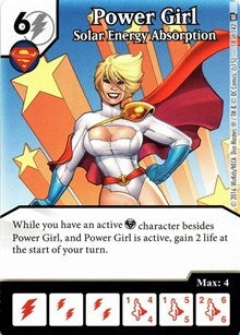 Power Girl - Solar Energy Absorption (18) [WF] - Dice Masters Single
