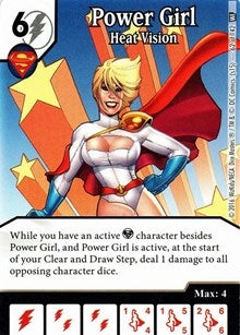 Power Girl - Heat Vision (62) [WF] - Dice Masters Single