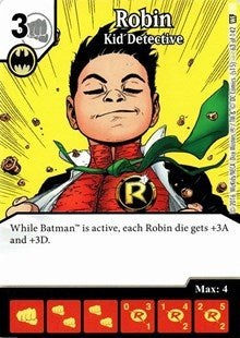 Robin - Kid Detective (63) [WF] - Dice Masters Single