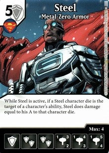 Steel - Metal-Zero Armor (21) [WF] - Dice Masters Single