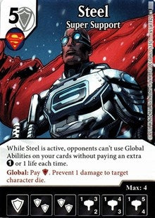 Steel - Super Support (65) [WF] - Dice Masters Single