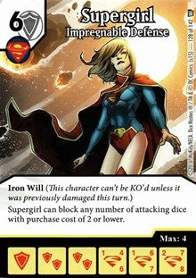 Supergirl - Impregnable Defense (128) [WF] - Dice Masters Single