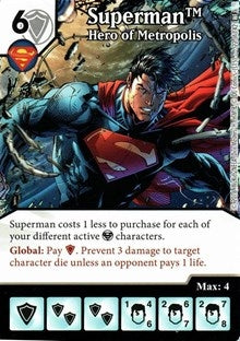 Superman - Hero of Metropolis (22) [WF] - Dice Masters Single
