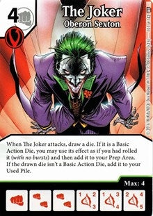 The Joker - Oberon Sexton (101) [WF] - Dice Masters Single