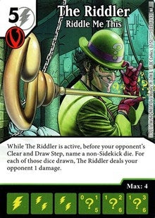 The Riddler - Riddle Me This (103) [WF] - Dice Masters Single