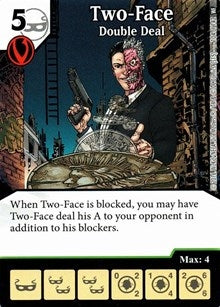 Two-Face - Double Deal (104) [WF] - Dice Masters Single