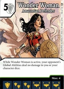 Wonder Woman - Amazonian Defender (106) [WF] - Dice Masters Single