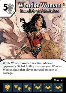 Wonder Woman - Bracelets of Submission (134) [WF] - Dice Masters Single